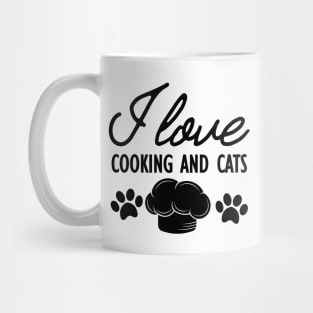 Cook - I love cooking and cats Mug